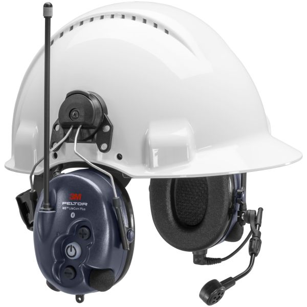 3M Peltor WS LiteCom Plus Hørselvern hjelmfeste, Bluetooth, komradio 16 kanaler