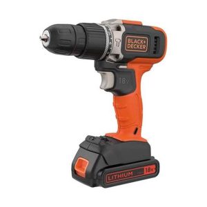Black & Decker BCD003C2K-QW Slagskrutrekker med batteri og lader