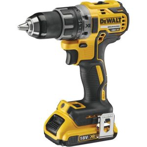 Dewalt DCD791D2 Borskrutrekker med 2 stk 2,0 Ah batterier og lader