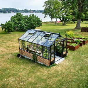 Drivhus Juliana Premium Mur Sort