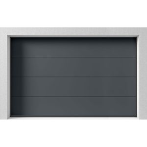 Garasjeport Leddporten Stil Antrasitt, 3000x2000