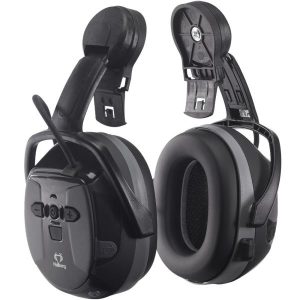 Hellberg Xstream Hørselvern med Bluetooth og hjelmfeste