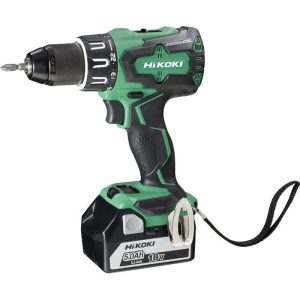 HiKOKI DS18DBSL(S) Borskrutrekker med 2 stk 5,0 Ah batterier og lader