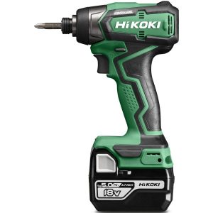 HiKOKI WH18DD Slagskrutrekker med 2 stk 5,0 Ah batterier og lader