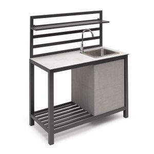 Hillerstorp Utekjøkken Åminne Komplett Grå