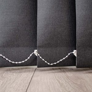 komplett paket Lux Antrasitt - Lamellgardin 2250, 800