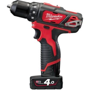 Milwaukee M12 BDD-402C Borskrutrekker med batteri og lader