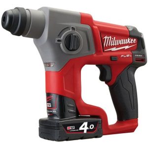 Milwaukee M12 CH-402C Borhammer med batteri og lader