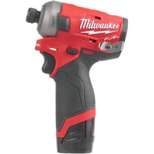 Milwaukee M12 FQID-202X Slagskrutrekker med batteri og lader