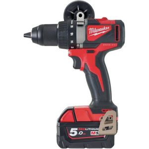 Milwaukee M18 BLDD2-502X Borskrutrekker med batteri og lader