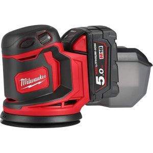 Milwaukee M18 BOS125-502B Eksentersliper med batteri og lader