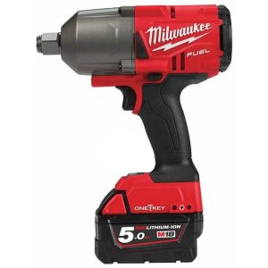 Milwaukee M18 ONEFHIWF34-502X Muttertrekker med batteri og lader