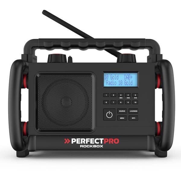 PerfectPro ROCKBOX Byggradio med Bluetooth