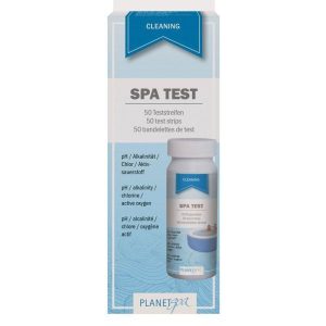 Planet Spa 502010807PS Teststrimler pH/klor/O2/alkalinitet, 50-pakning