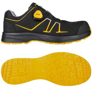 Solid Gear Oasis Vernesko S3, BOA, svart/gul, glassfiberhette Str. 46