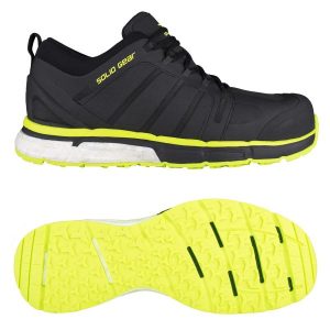 Solid Gear Revolution Infinity Vernesko S3, svart/grønn, kompositthette Str. 44